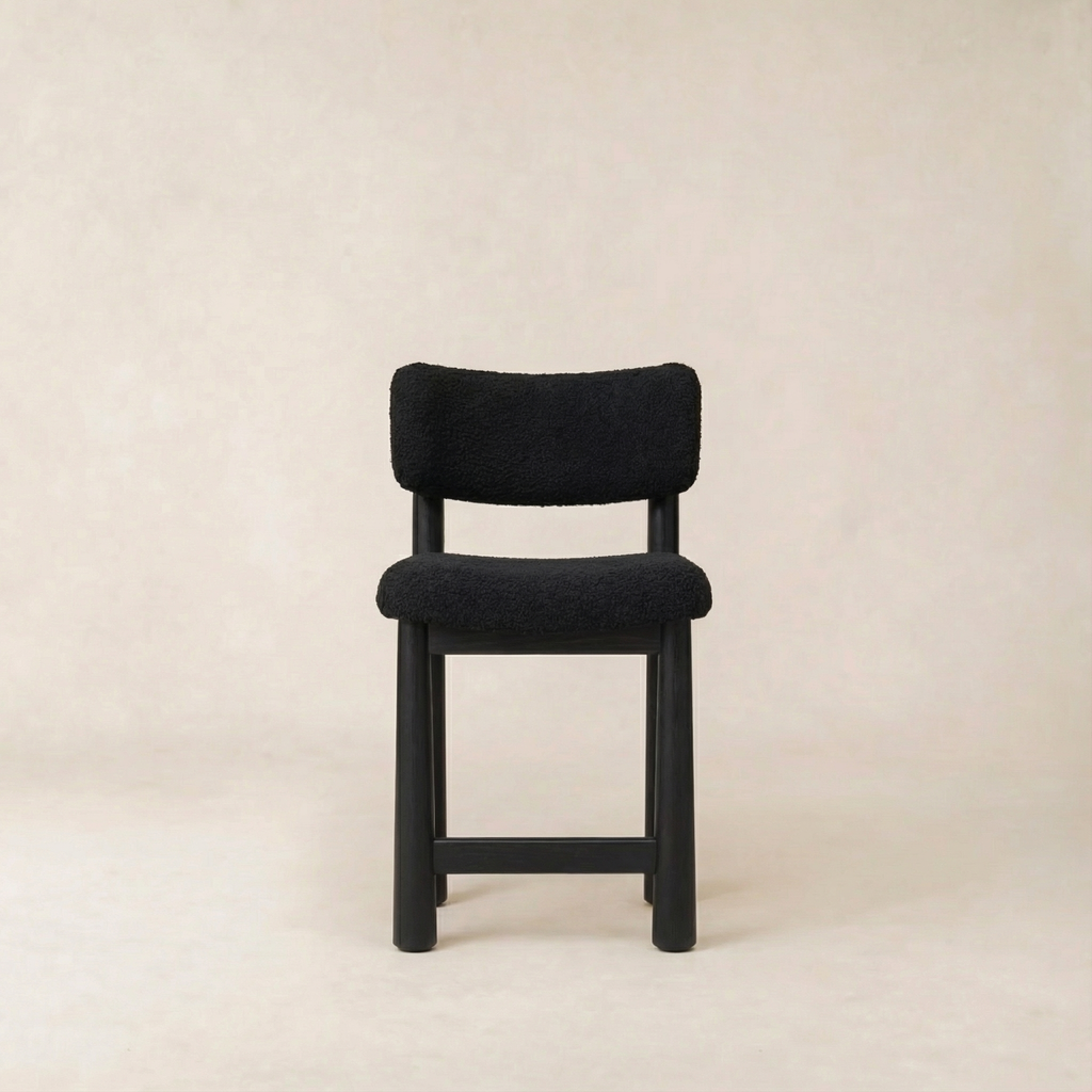 Tabouret de comptoir Charlie - Noir