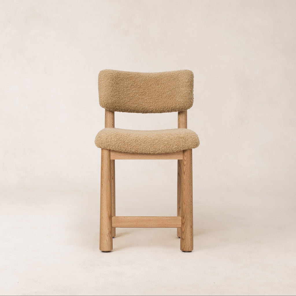 Tabouret de bar Charlie - Boucle Camel