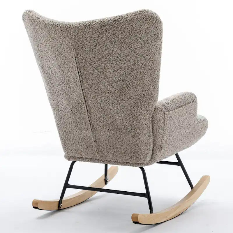 Multicolor Teddy Rocking Chair with Glider, 1-Seat