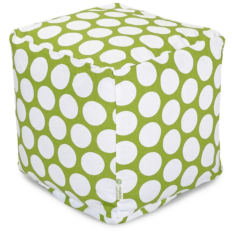 Polka Dot Ottoman Pouf Cube – Seat, Footstool & Side Table (1–2 Person)