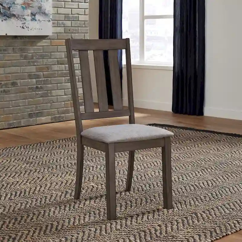Grey 6-Piece Rectangular Dining Set with Bench (Seats 6)