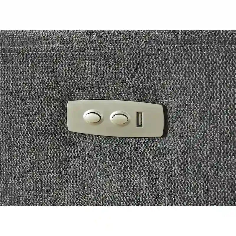 Grey / Beige 6-Piece Power Reclining Sectional – Seats 6
