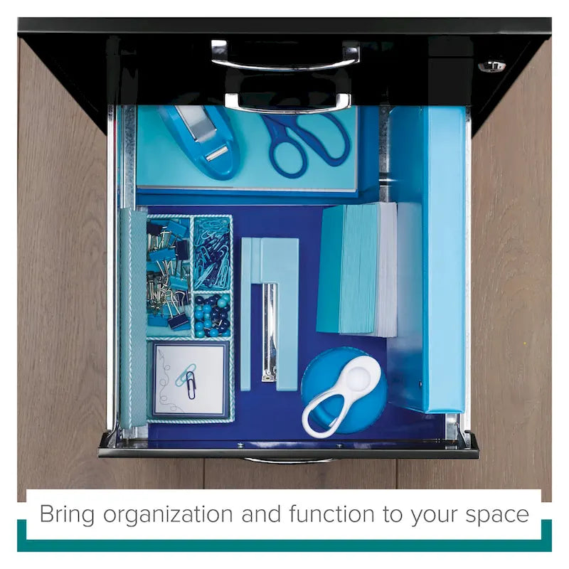 Off-White Steel File Cabinet, 3-Drawer, Single-User