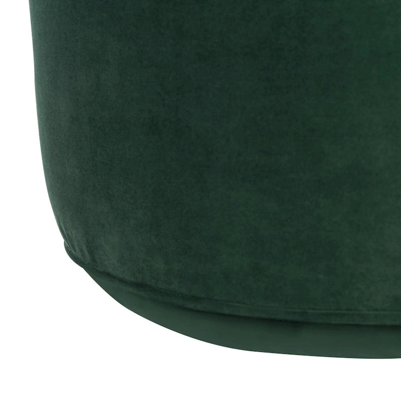 Velvet Cylinder Pouf Ottoman – Orange / Lilac / Green / Grey | Single