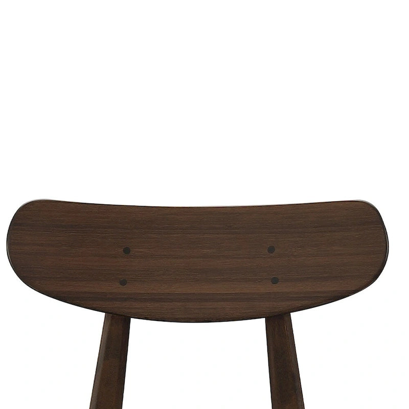 Amber Bamboo Dining Chair, Mid-Century Style, Set of 2