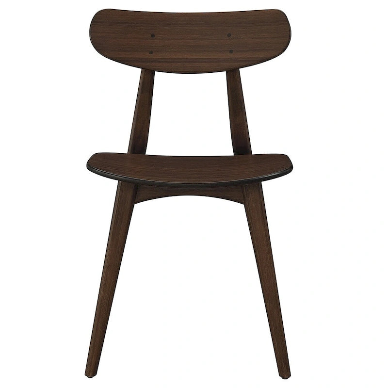 Amber Bamboo Dining Chair, Mid-Century Style, Set of 2