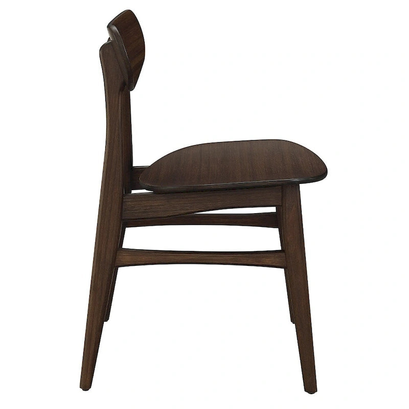 Amber Bamboo Dining Chair, Mid-Century Style, Set of 2
