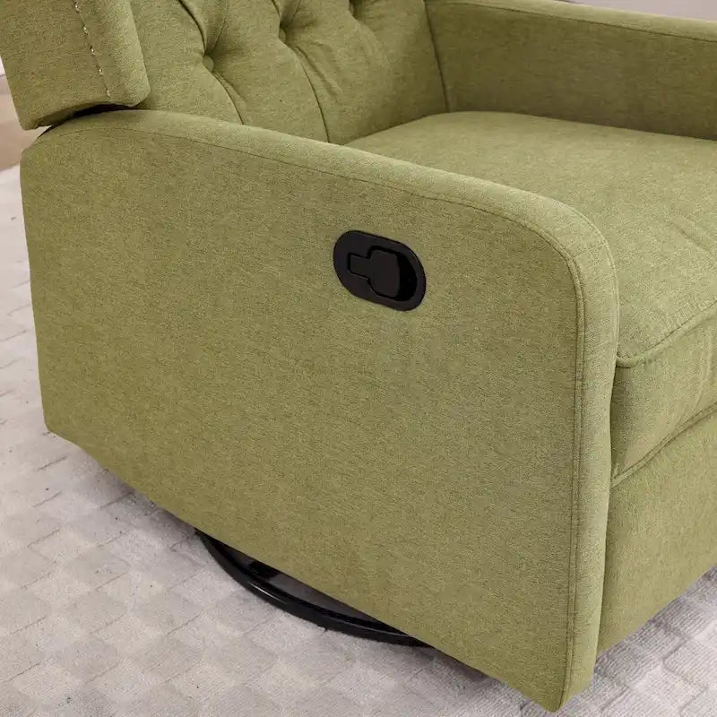 Brown / Green / Beige / White / Grey Single-Seat Swivel Rocking Recliner Chair