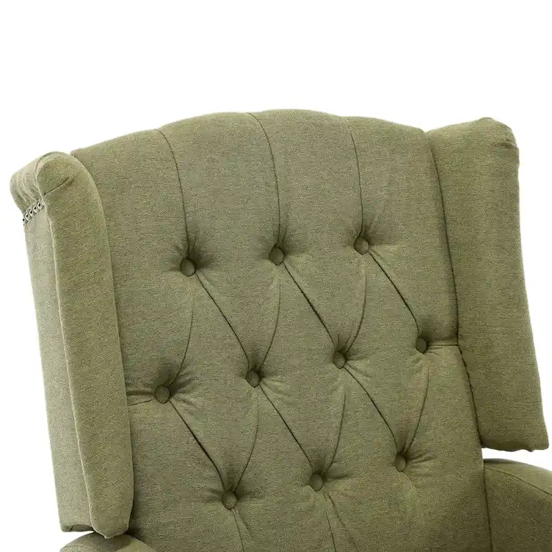 Brown / Green / Beige / White / Grey Single-Seat Swivel Rocking Recliner Chair