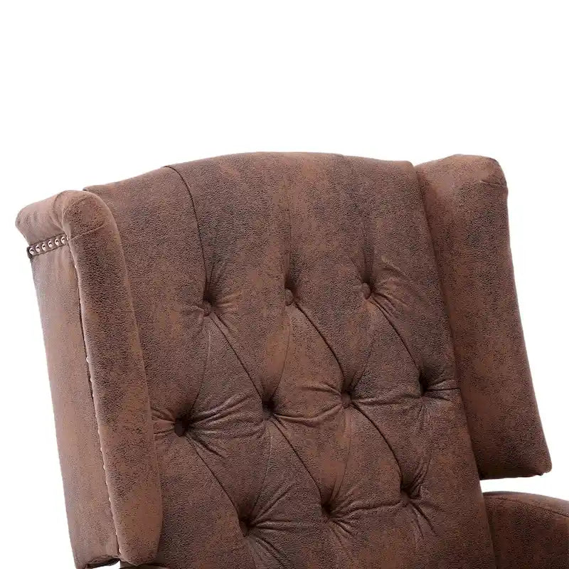 Brown / Green / Beige / White / Grey Single-Seat Swivel Rocking Recliner Chair