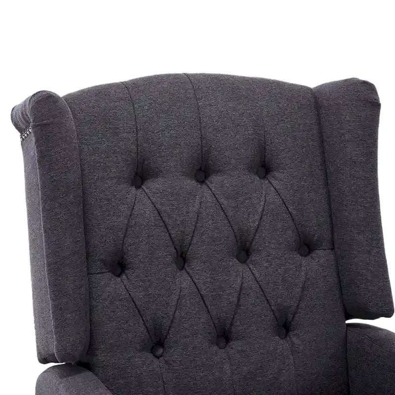 Brown / Green / Beige / White / Grey Single-Seat Swivel Rocking Recliner Chair