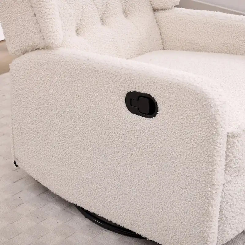 Brown / Green / Beige / White / Grey Single-Seat Swivel Rocking Recliner Chair