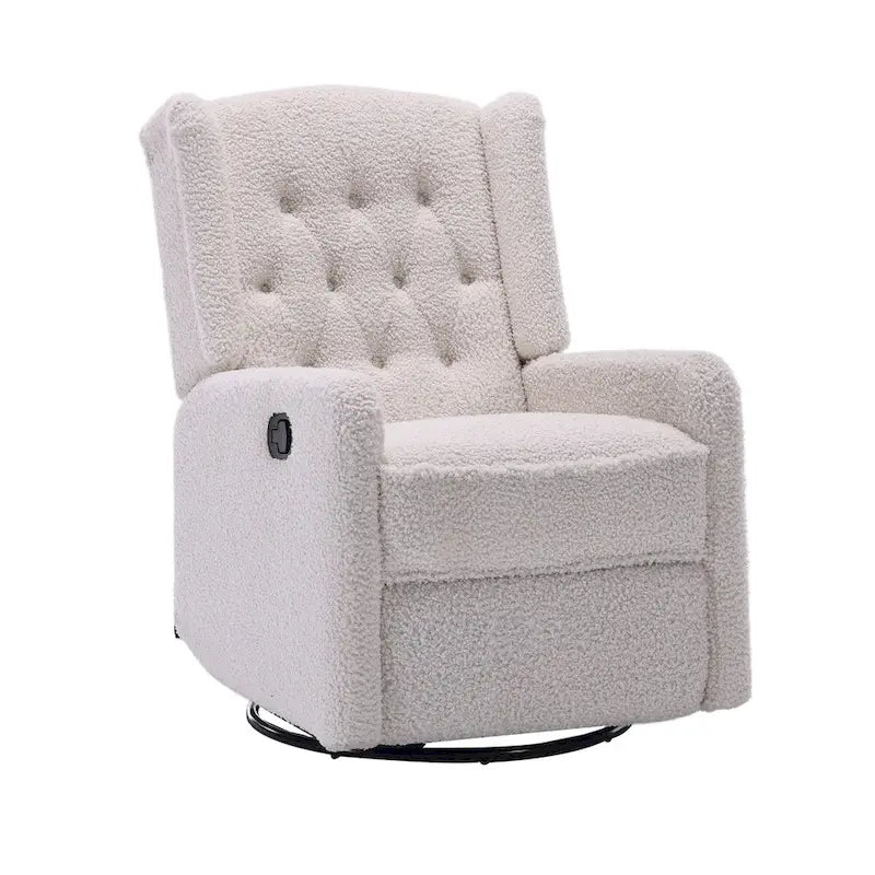 Brown / Green / Beige / White / Grey Single-Seat Swivel Rocking Recliner Chair