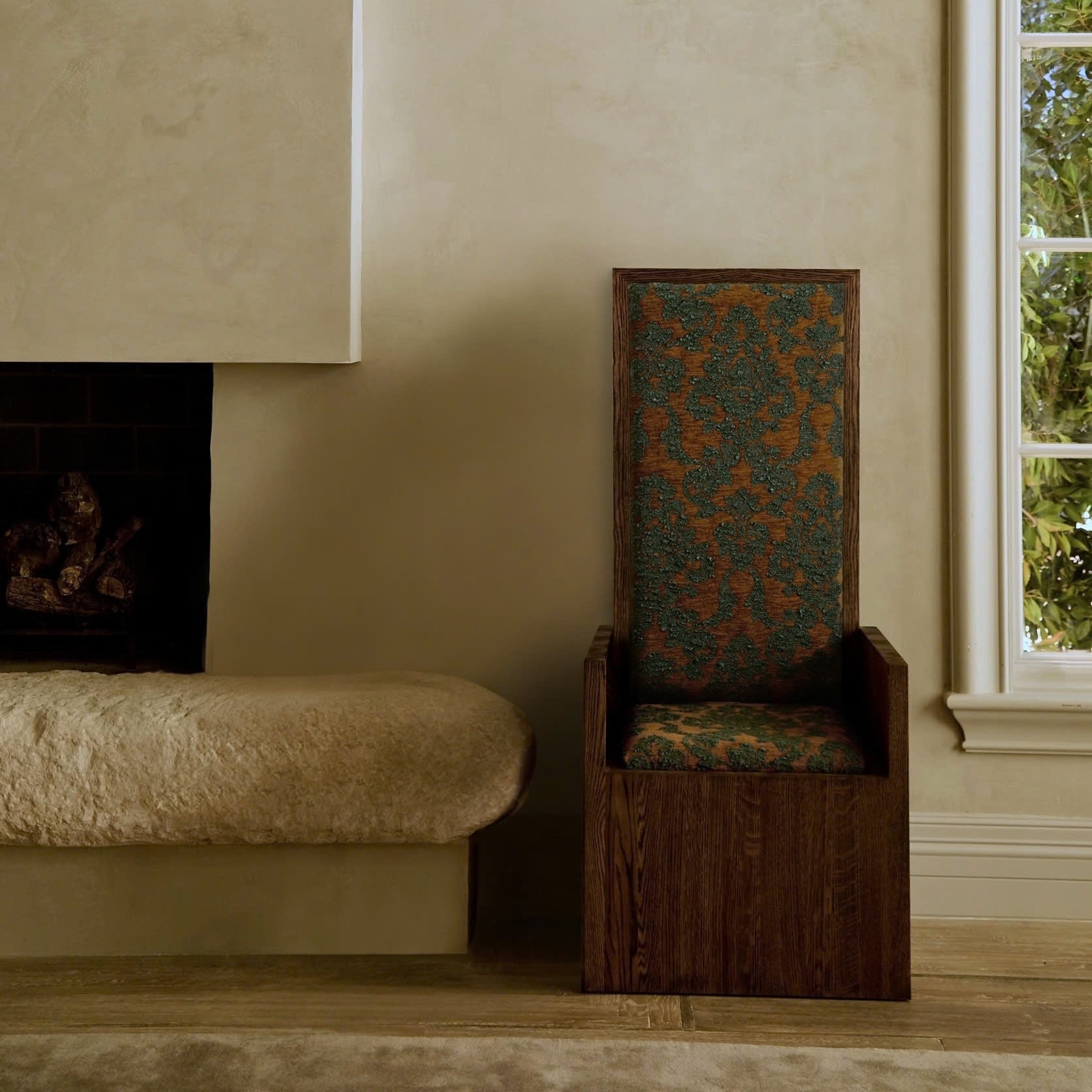 Fauteuil de cheminée