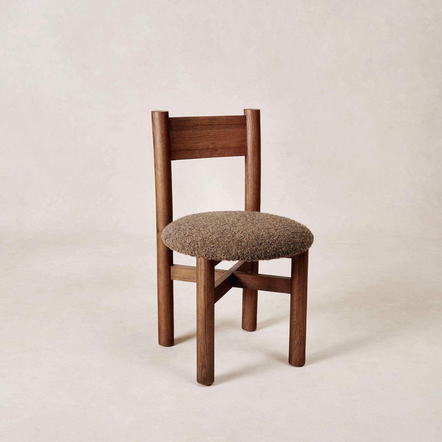 Chaise de salle à manger Teddy - Moka