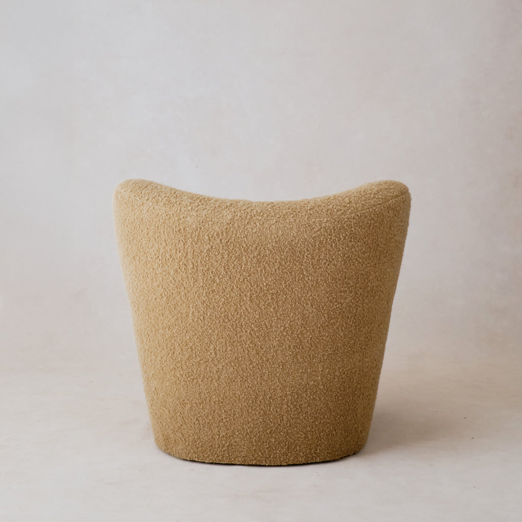 Fauteuil Papa Teddy - Bouclé Camel