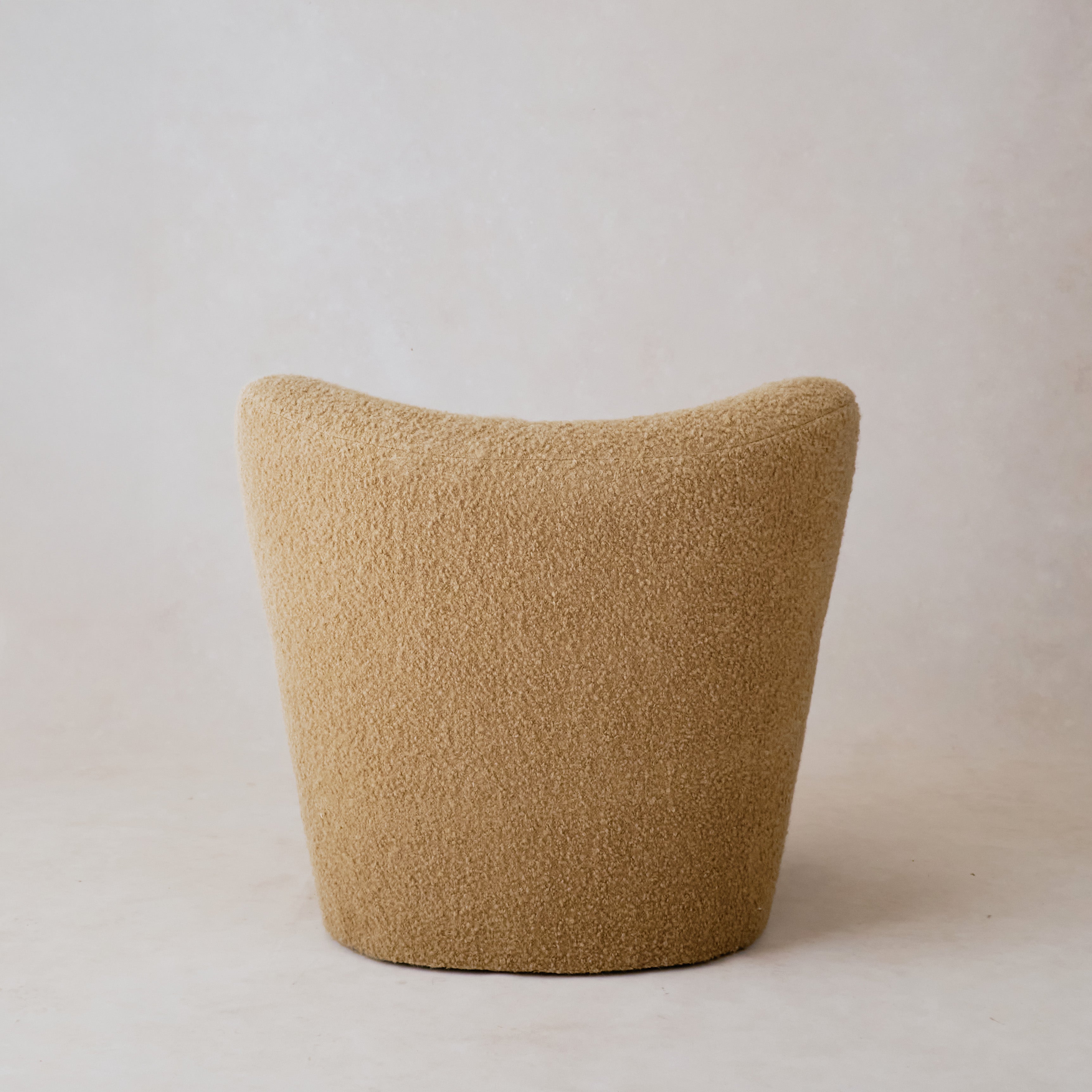 Fauteuil Papa Teddy - Bouclé Camel