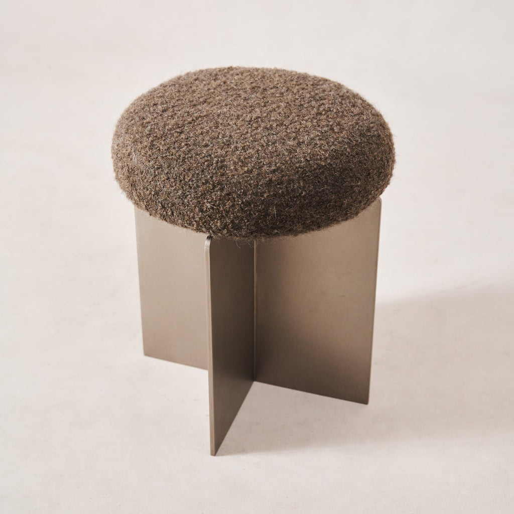 Tabouret Milan – Boucle Moka