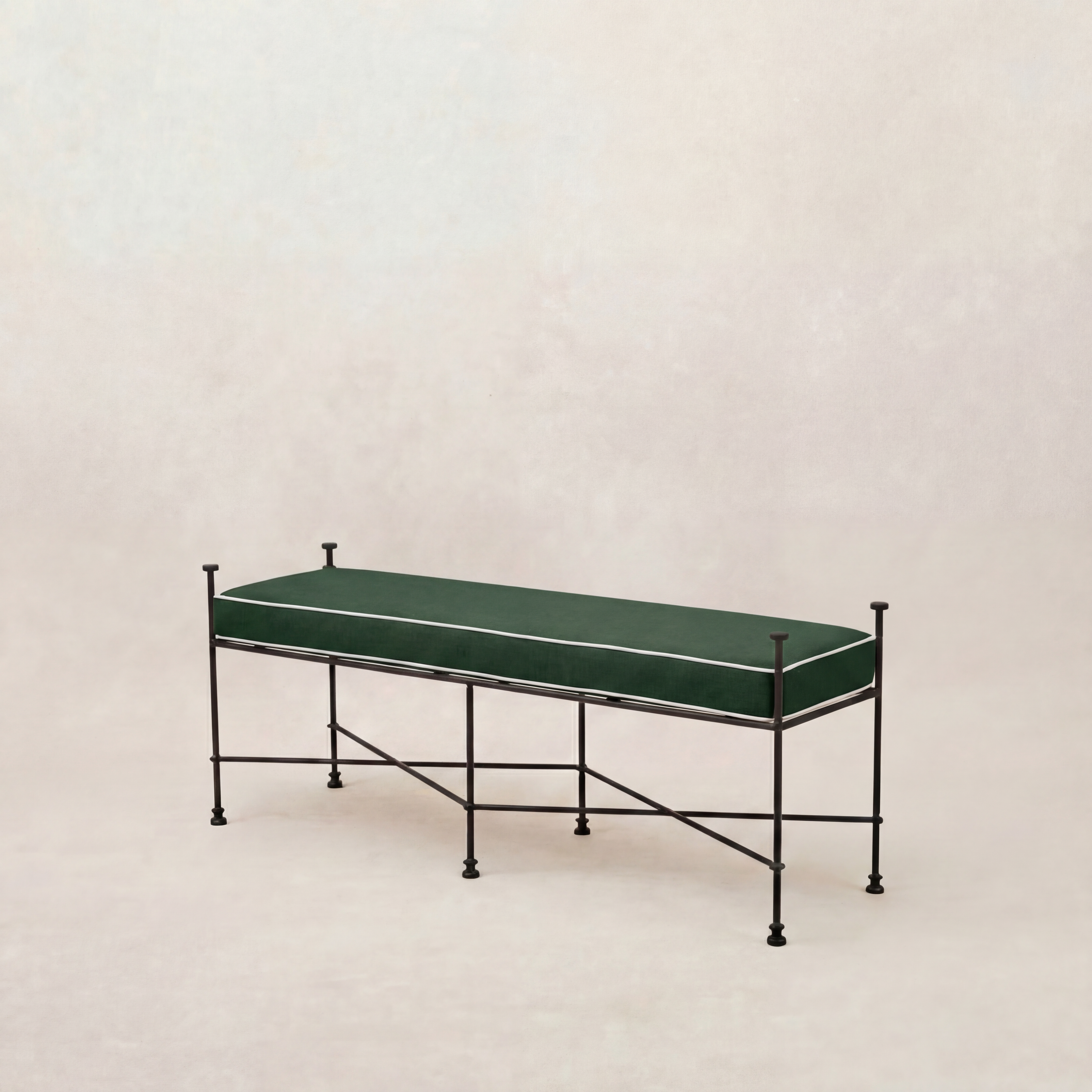 Banc d'extérieur Provence 48 - Structure noire