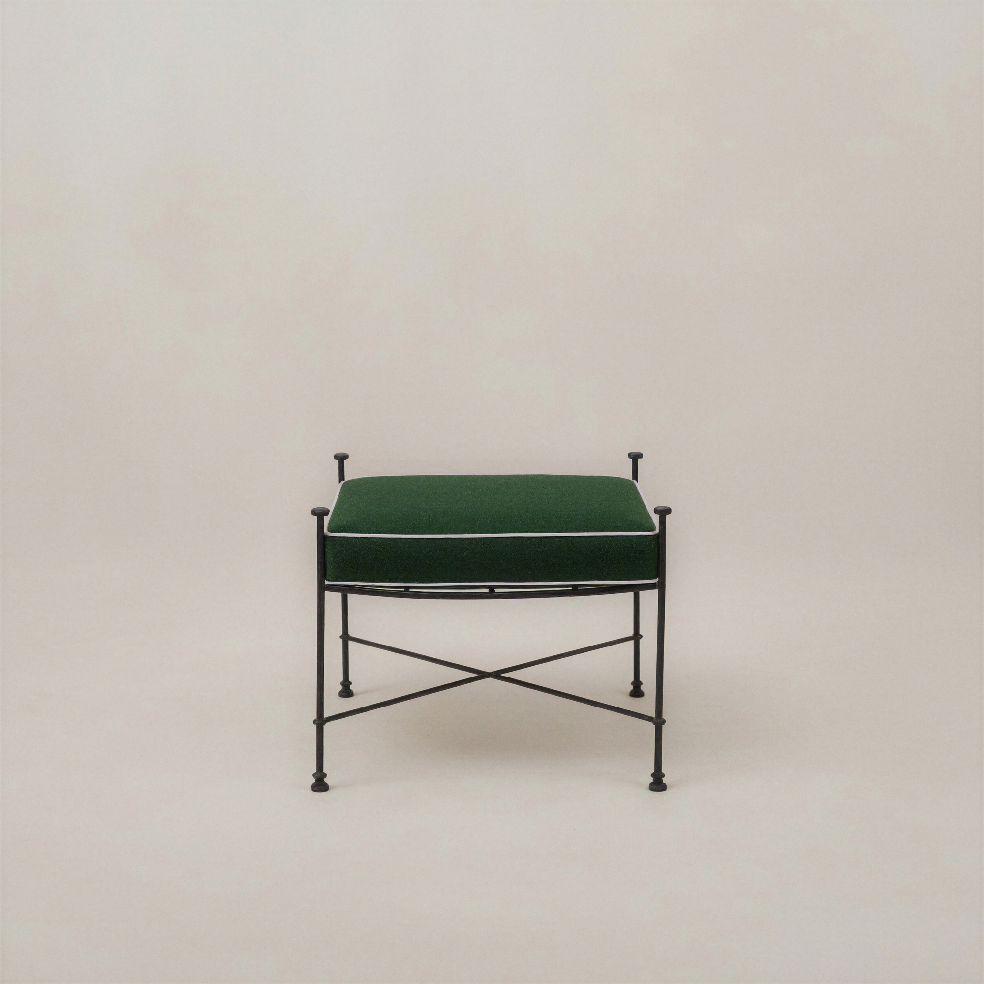 Repose-pieds d'extérieur Provence – Cadre noir
