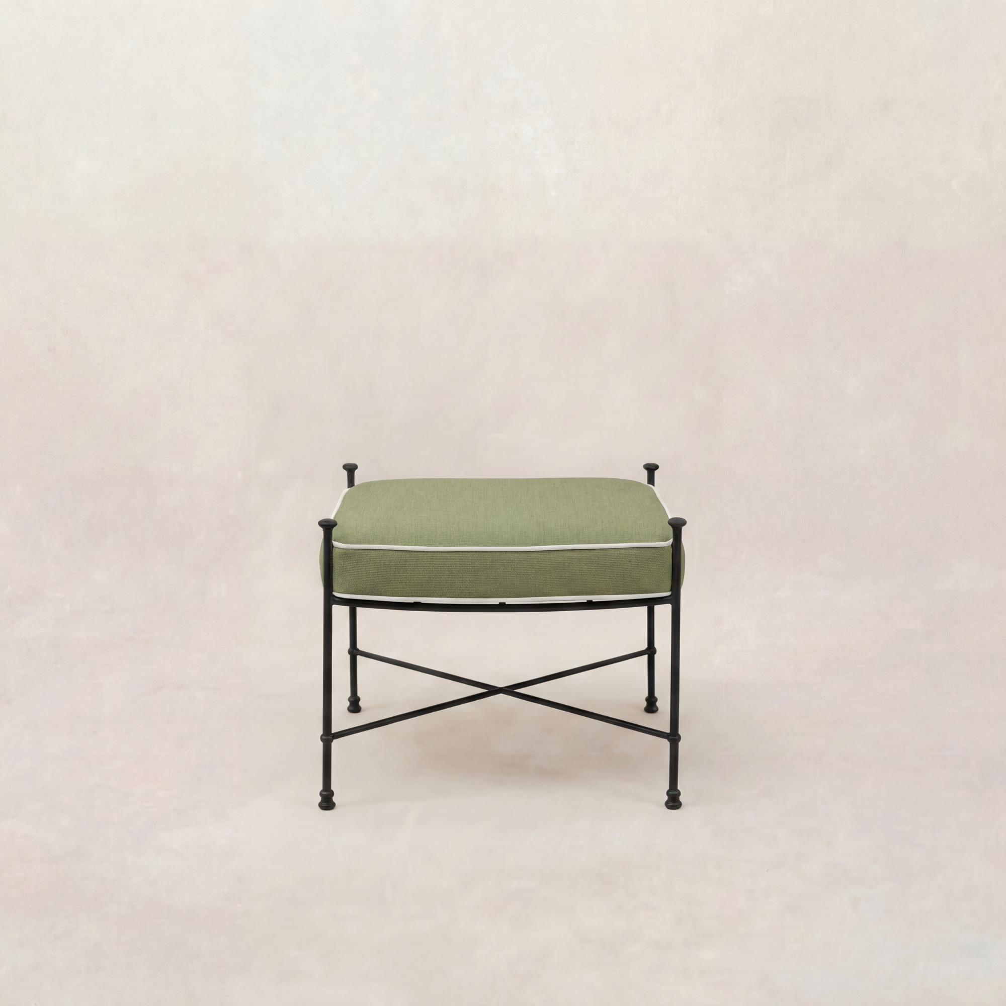 Repose-pieds d'extérieur Provence – Cadre noir
