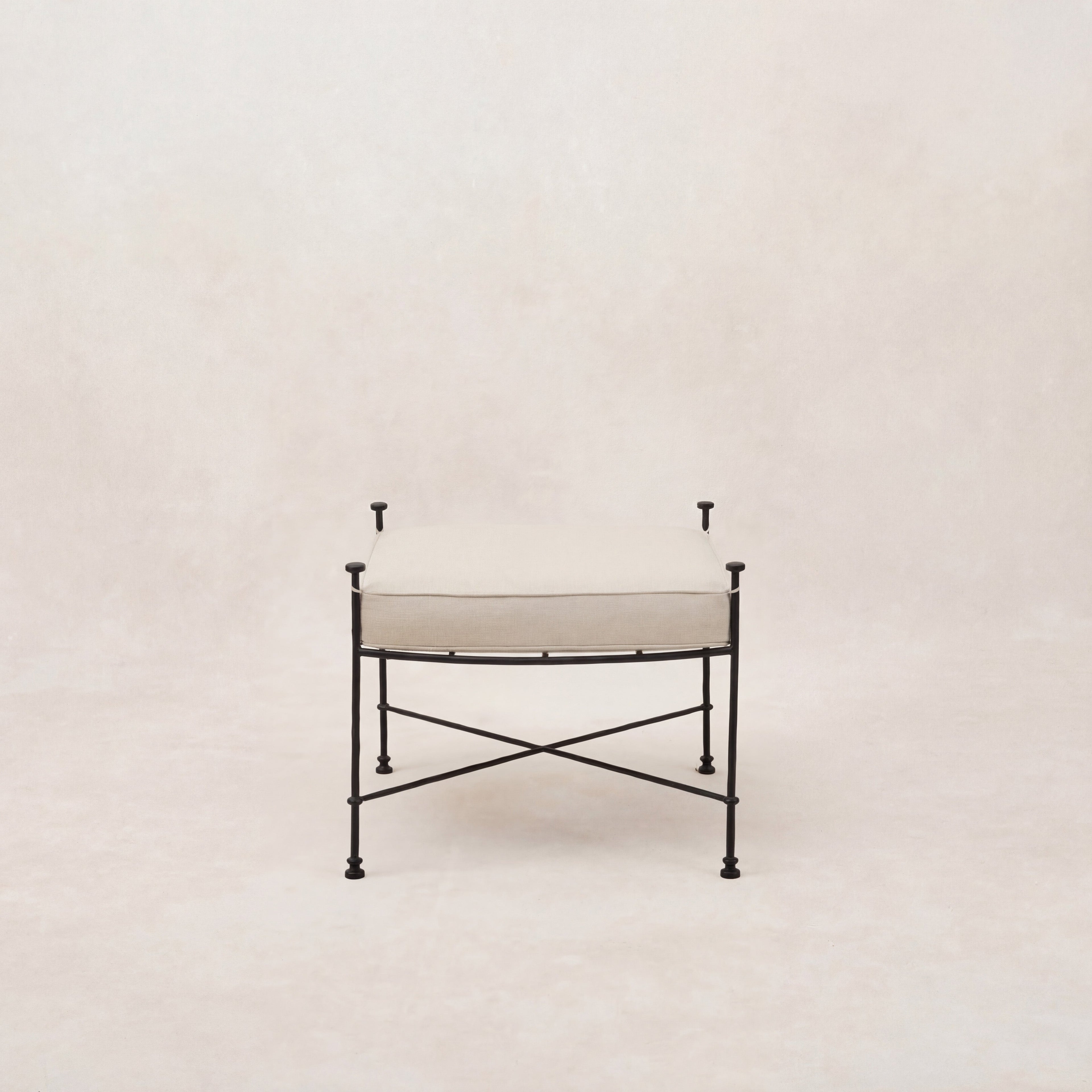 Repose-pieds d'extérieur Provence – Cadre noir