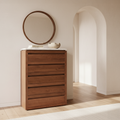 Commode 5 tiroirs Sofita - Mocha