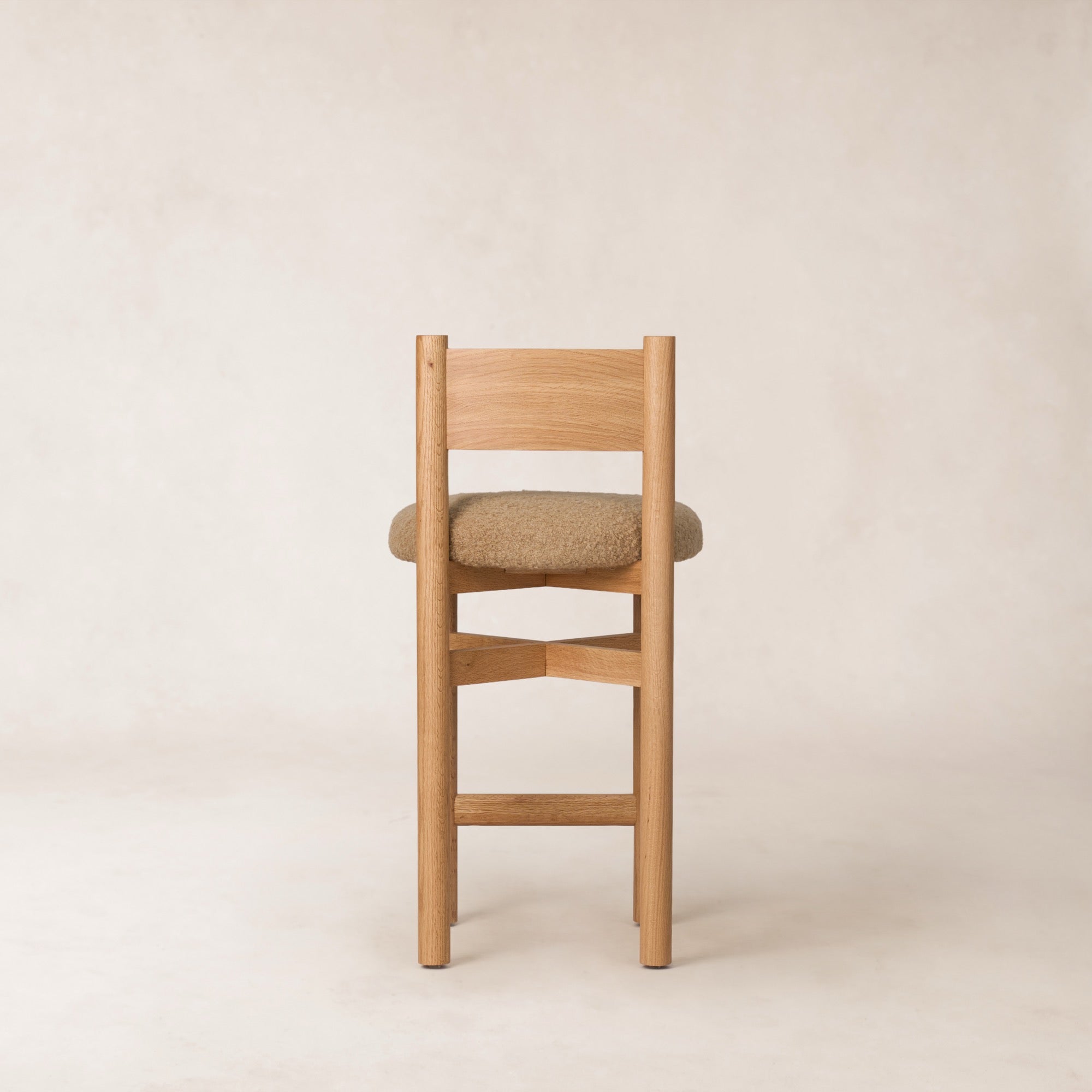 Tabouret haut Teddy - Camel