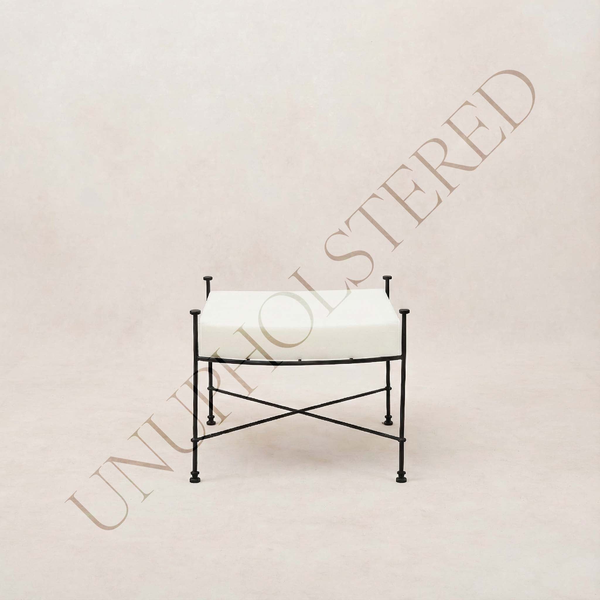 Repose-pieds d'extérieur Provence – Cadre noir