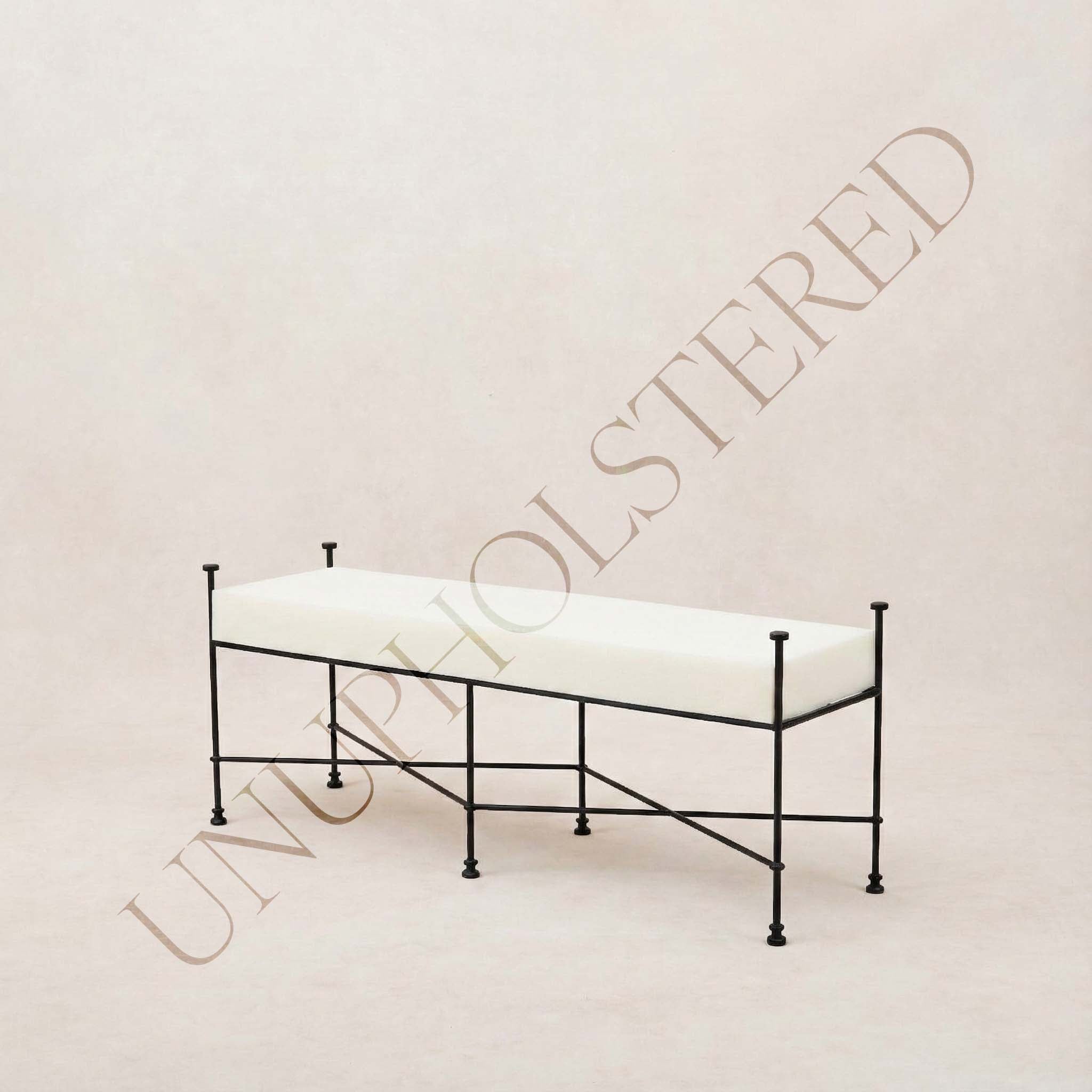Banc d'extérieur Provence 70 - Cadre noir