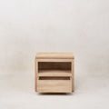 Table de chevet en bois Sofita - Chêne blanc