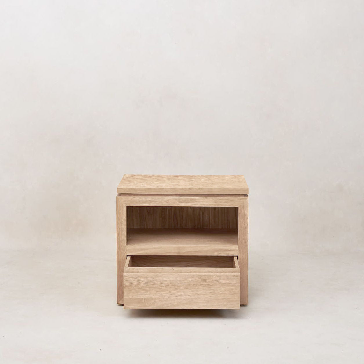 Table de chevet en bois Sofita - Chêne blanc