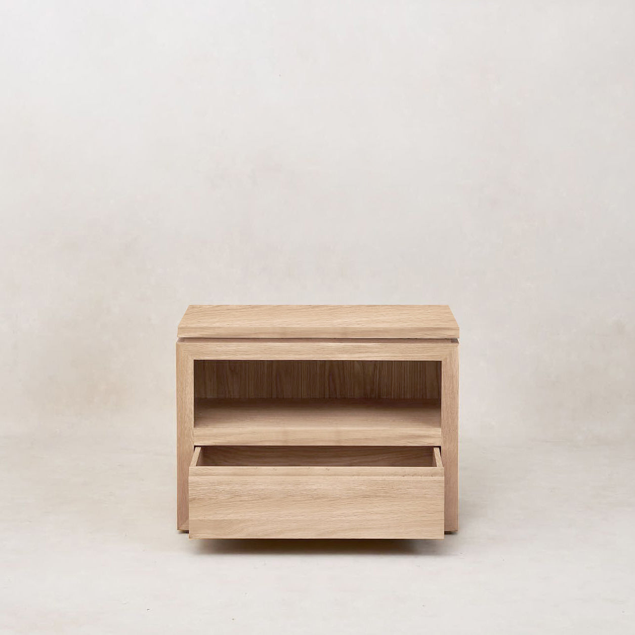 Table de chevet en bois Sofita - Chêne blanc