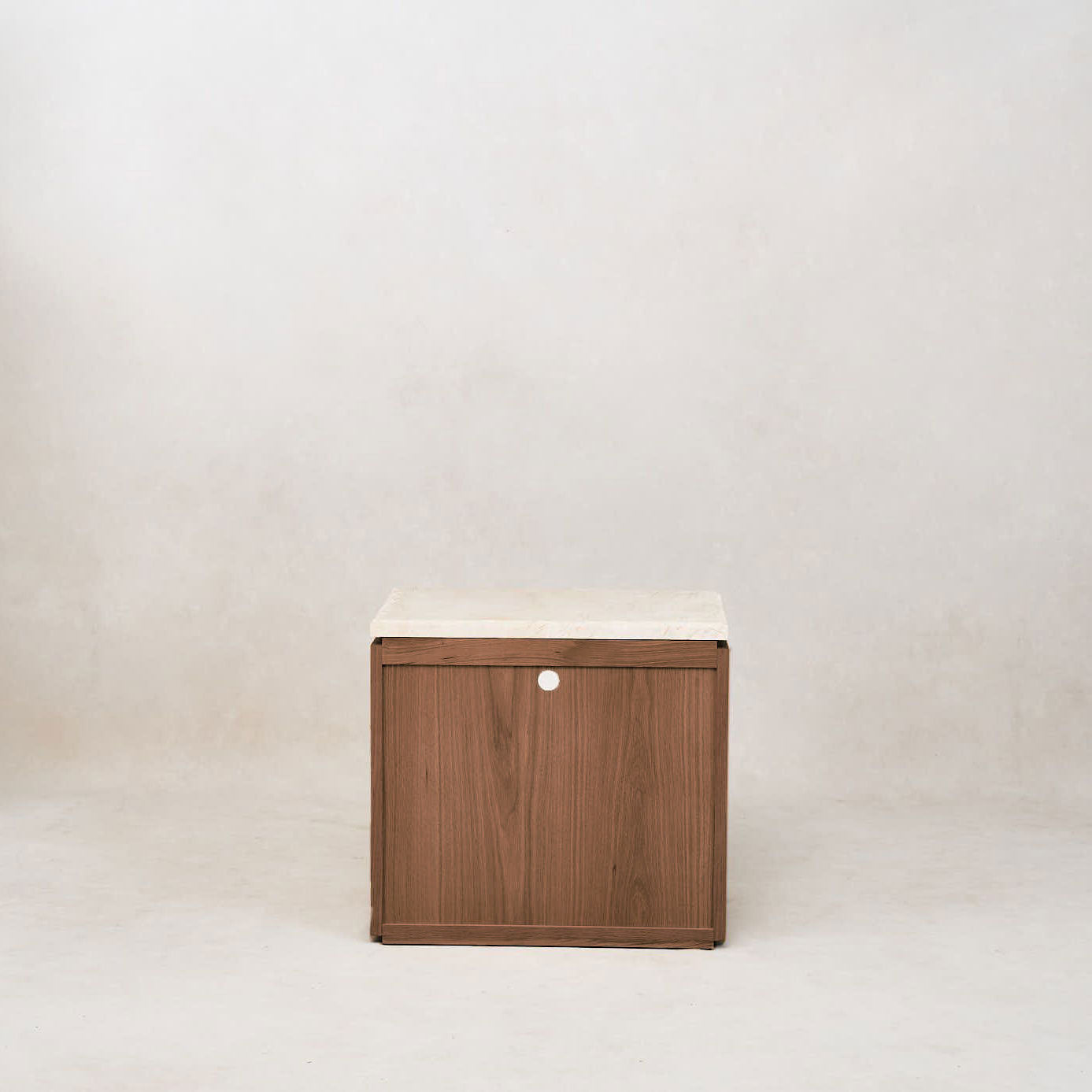 Table de chevet Sofita en marbre - Mocha