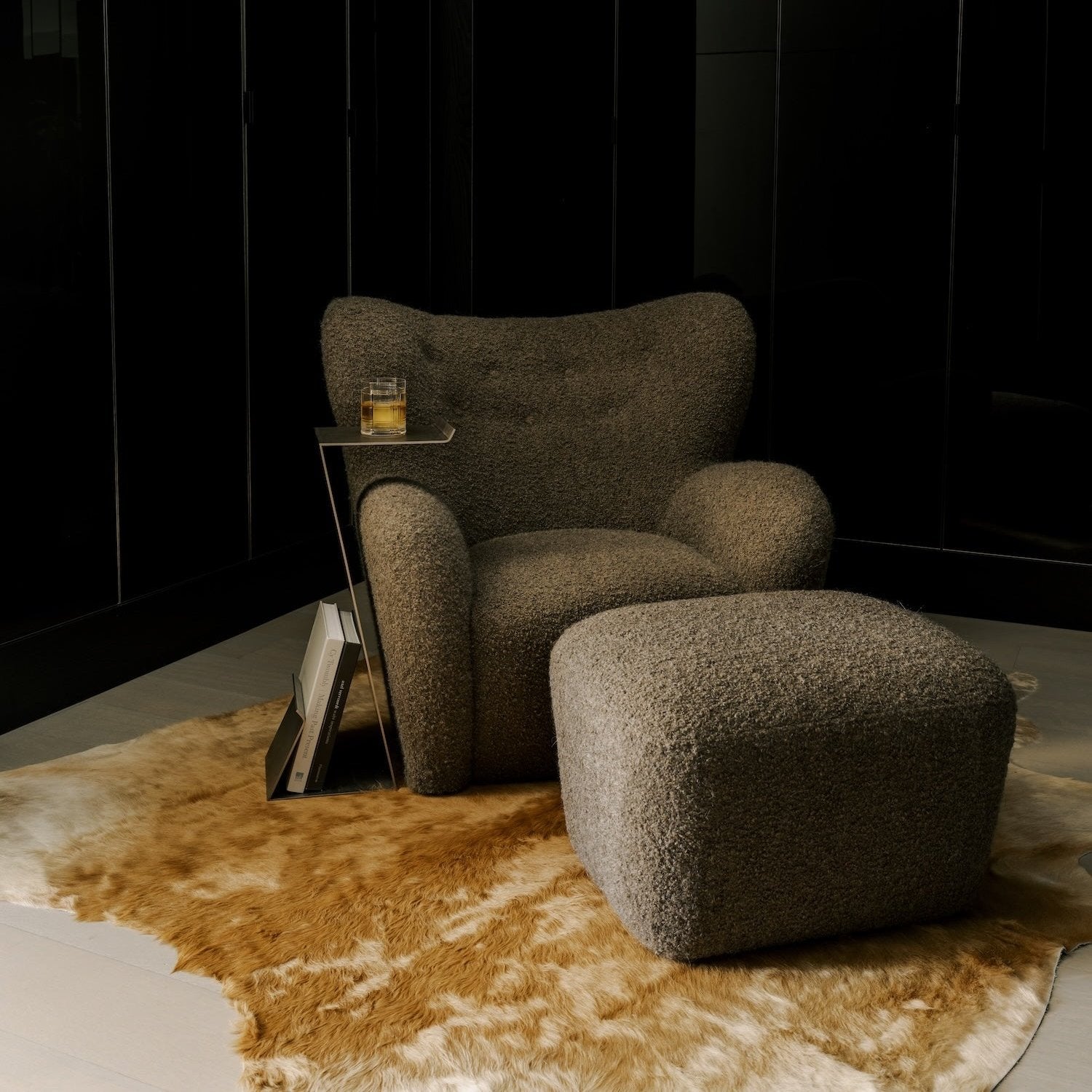 Pouf Papa Teddy – Boucle Moka