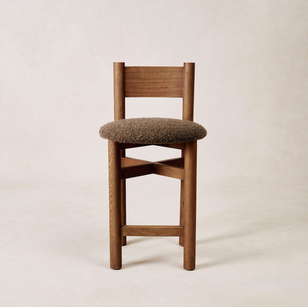 Tabouret de comptoir Teddy - Mocha