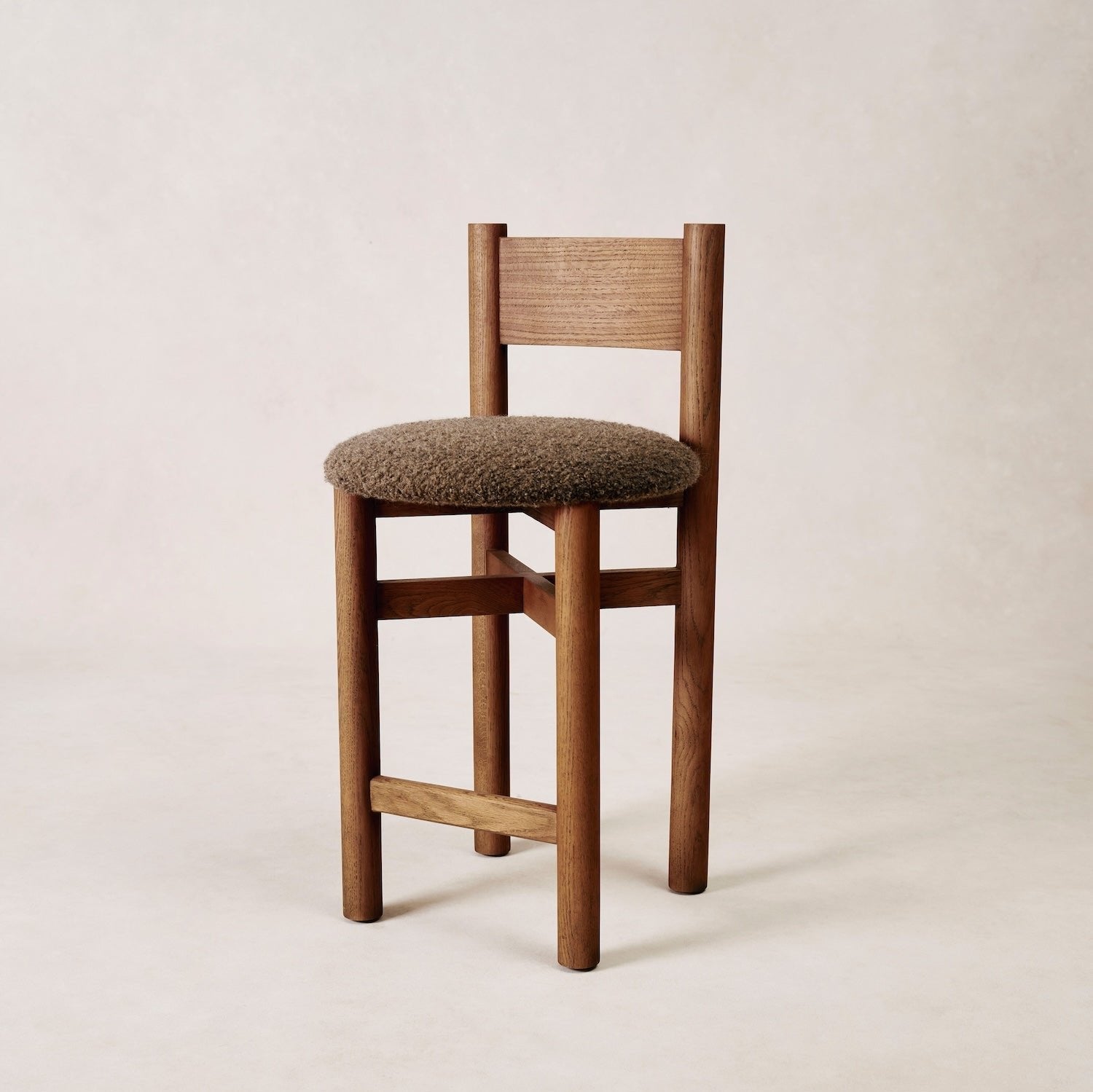 Tabouret de comptoir Teddy - Mocha