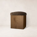 Ottoman Saddle Oak – Mocha