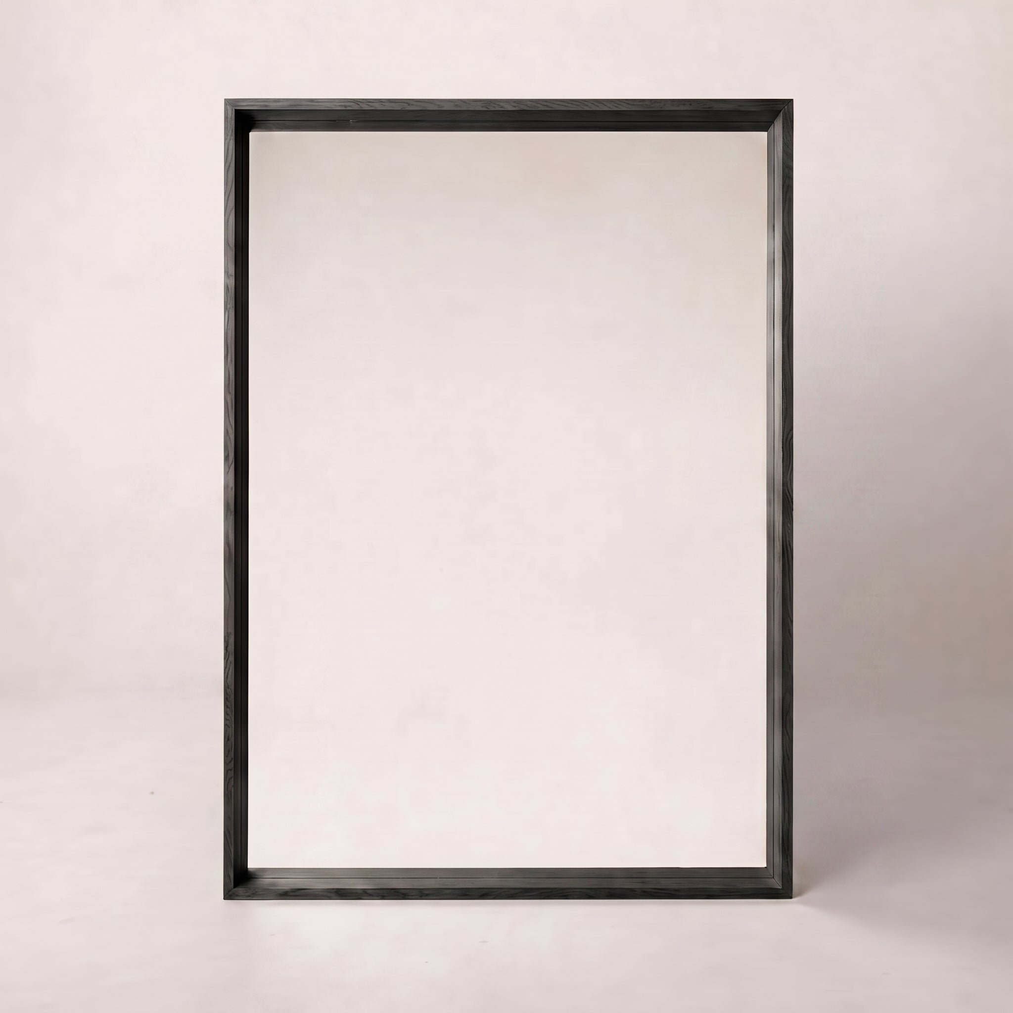 Miroir sur pied Ojai - Charbon de bois