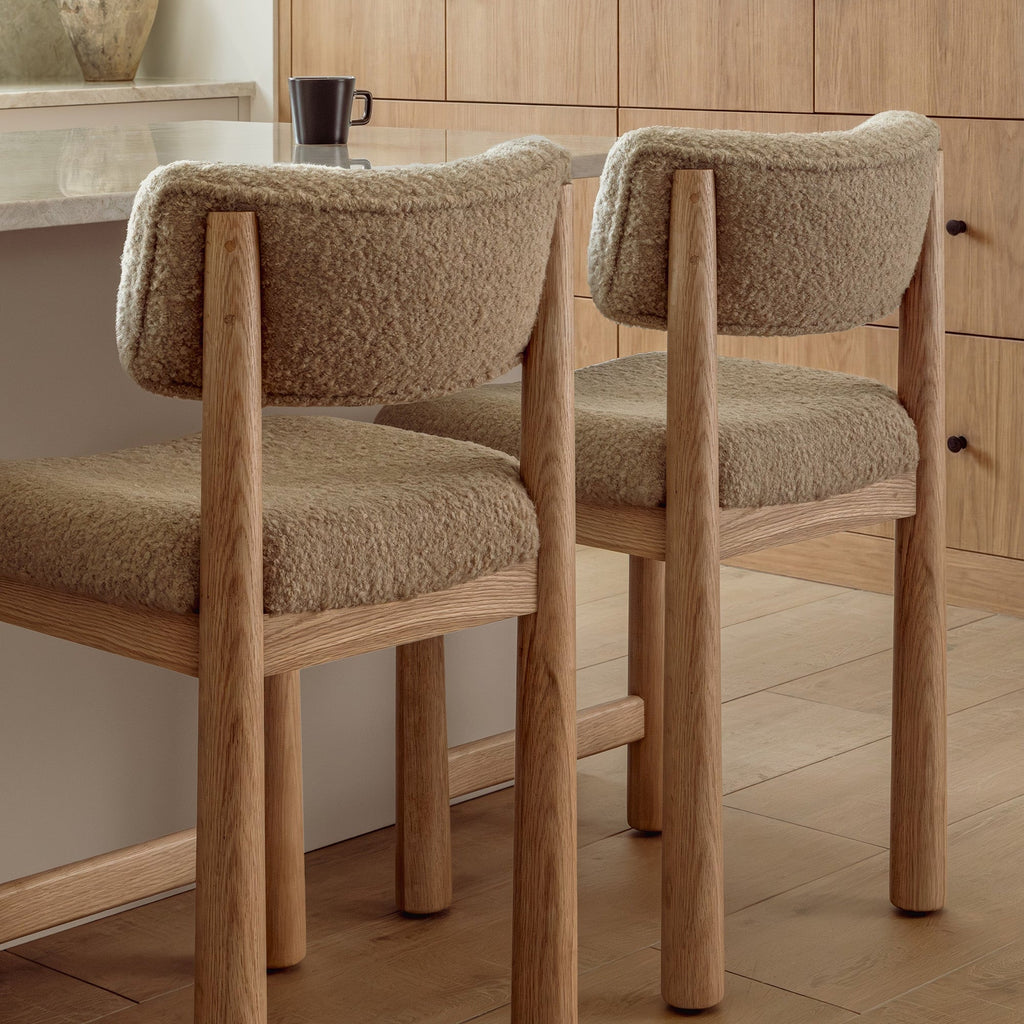 Tabouret de bar Charlie - Boucle Camel