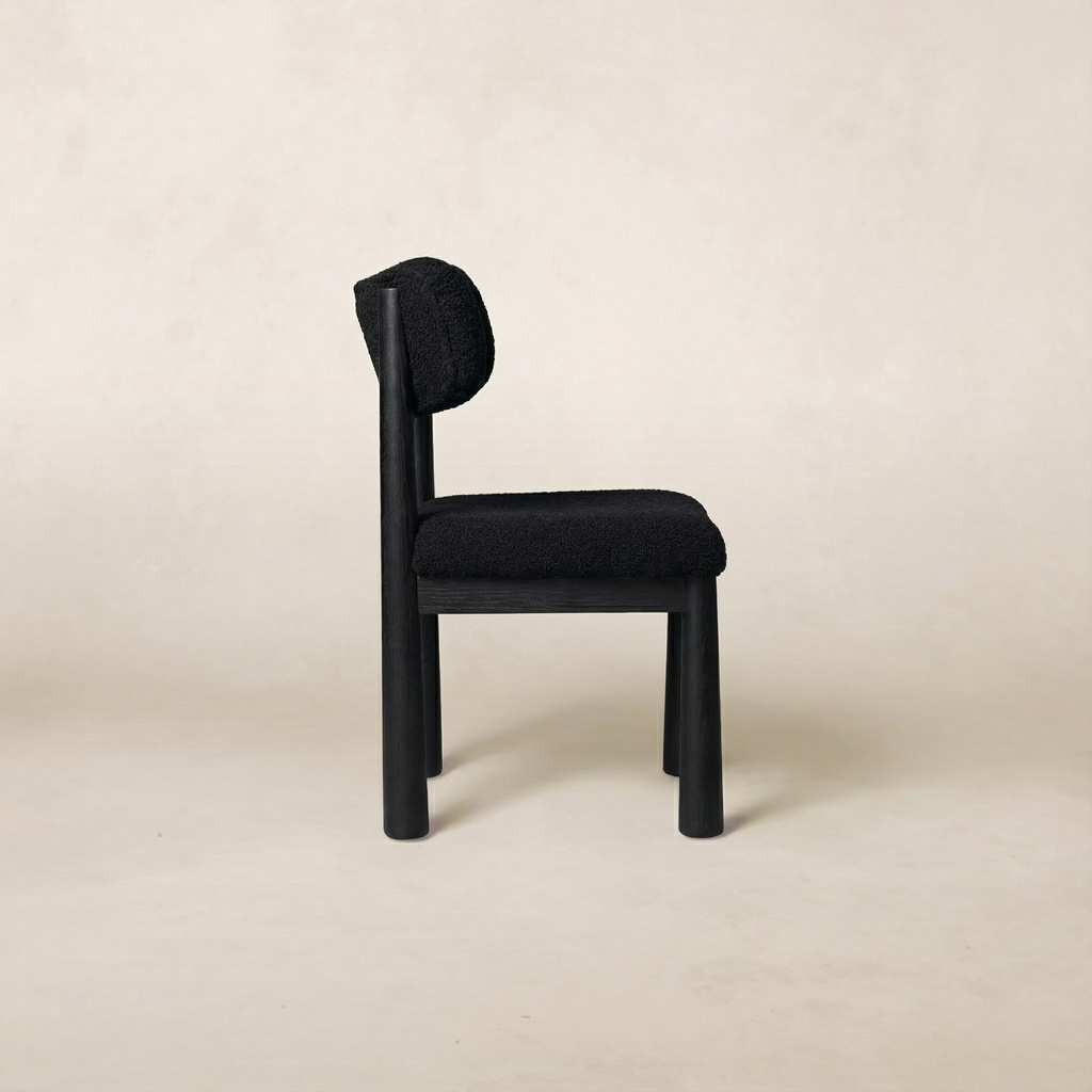 Chaise de salle à manger Charlie - Noire