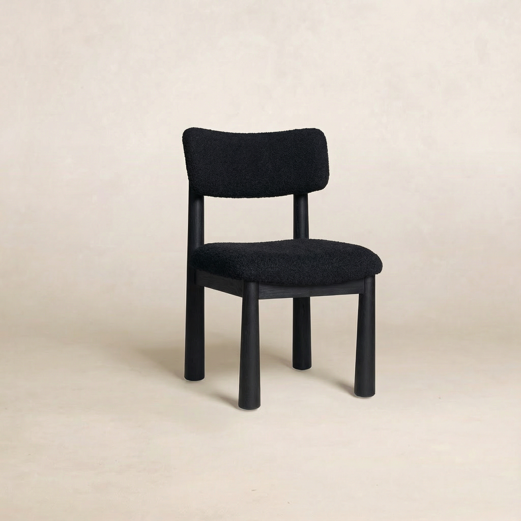 Chaise de salle à manger Charlie - Noire