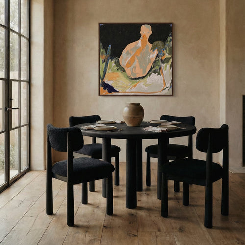 Chaise de salle à manger Charlie - Noire