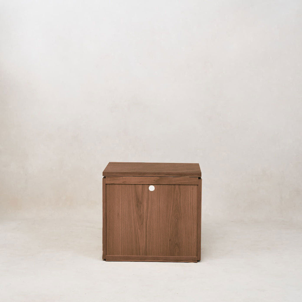 Table de chevet Sofita en bois - Moka