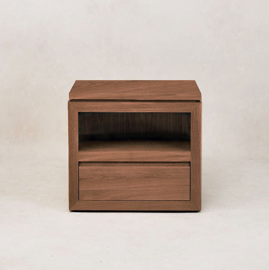 Table de chevet Sofita en bois - Moka