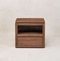 Table de chevet Sofita en bois - Moka
