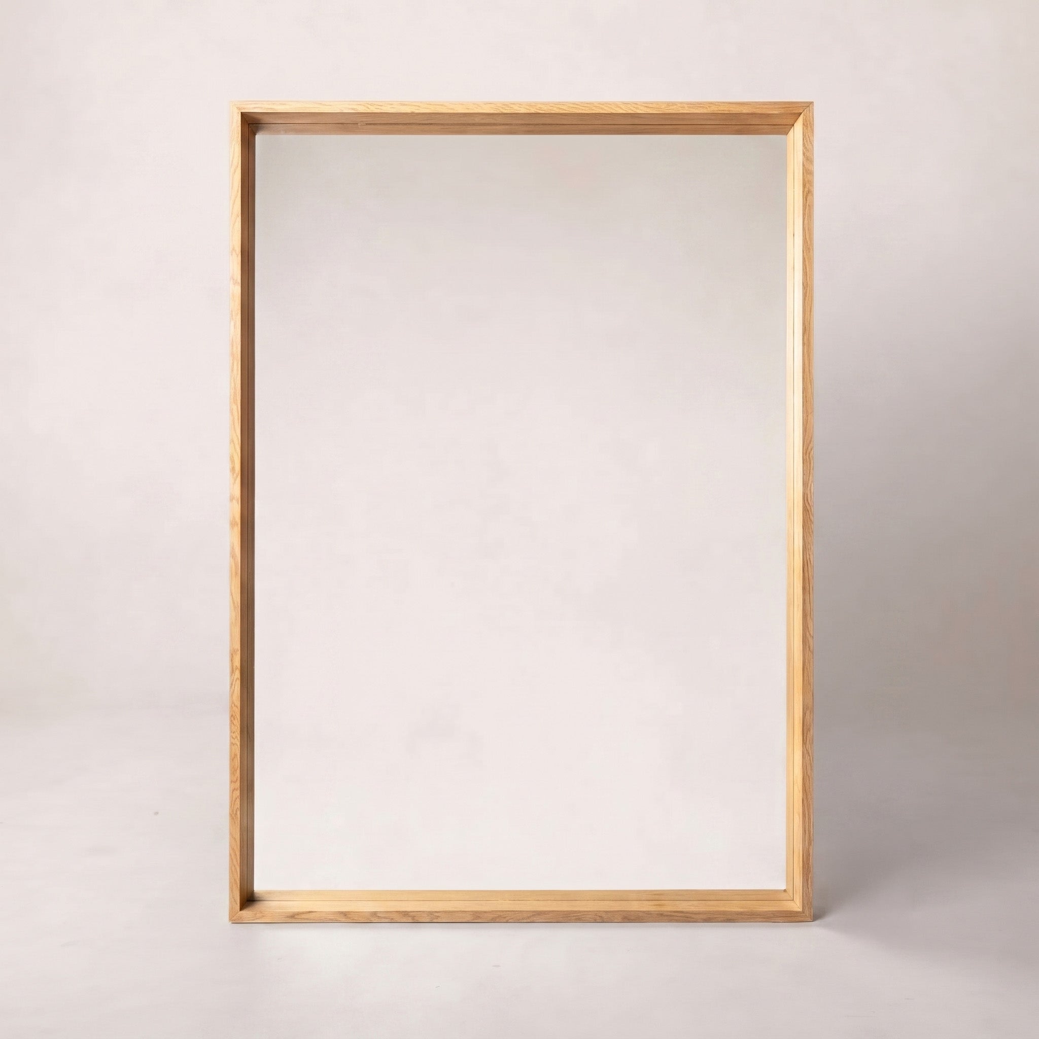 Miroir sur pied Ojai - Chêne clair