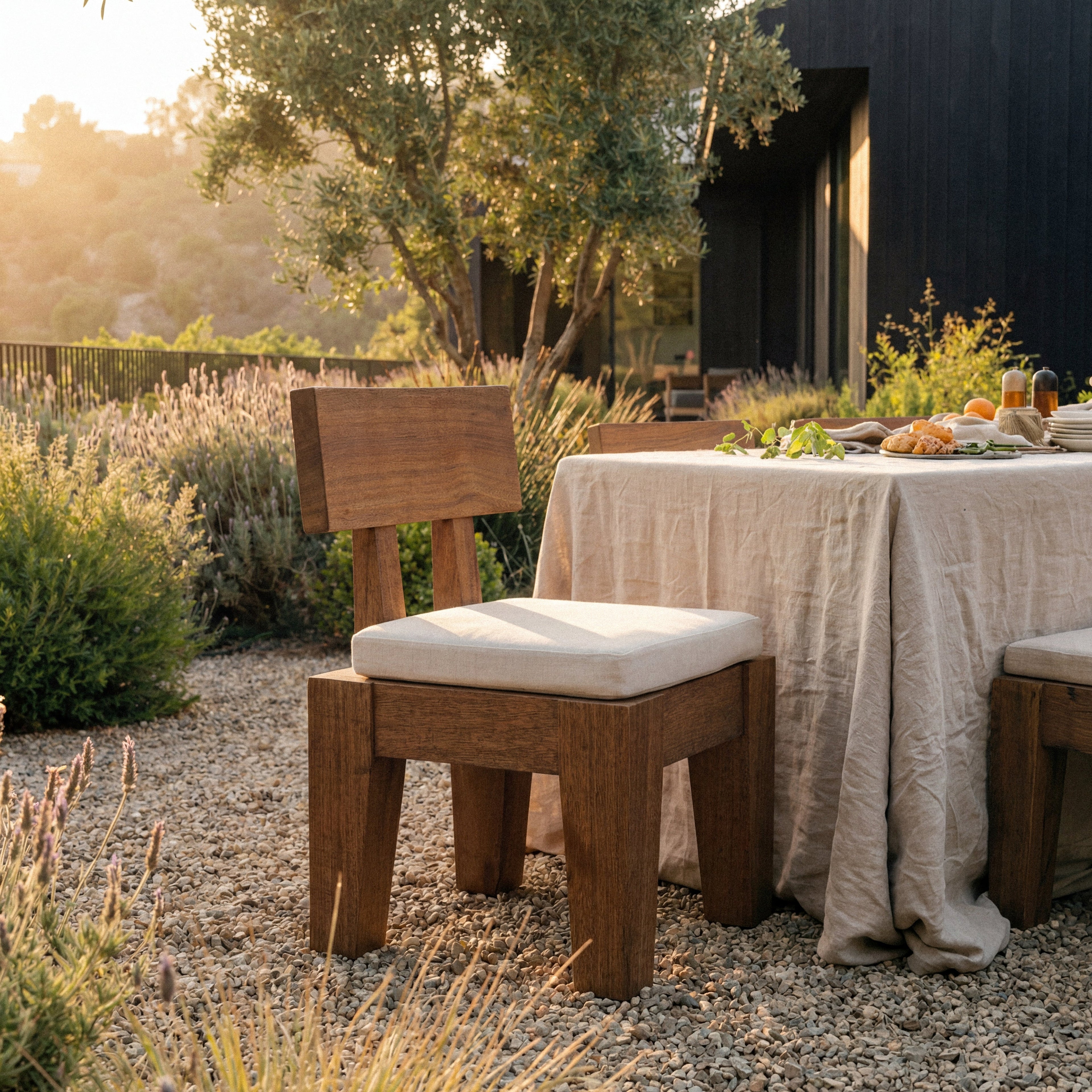 Chaise Oli en bois - Sans accoudoirs