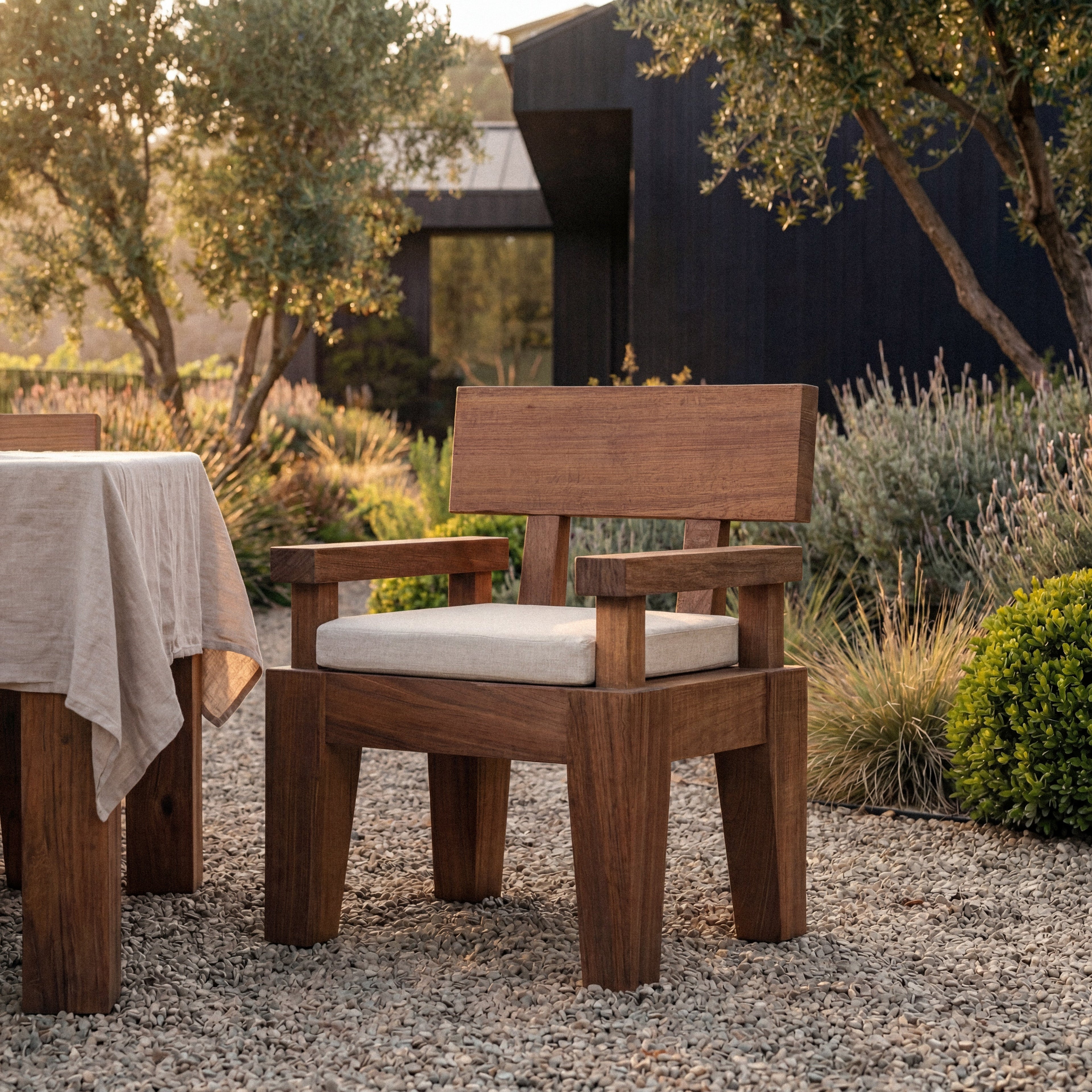 Chaise Oli Wood