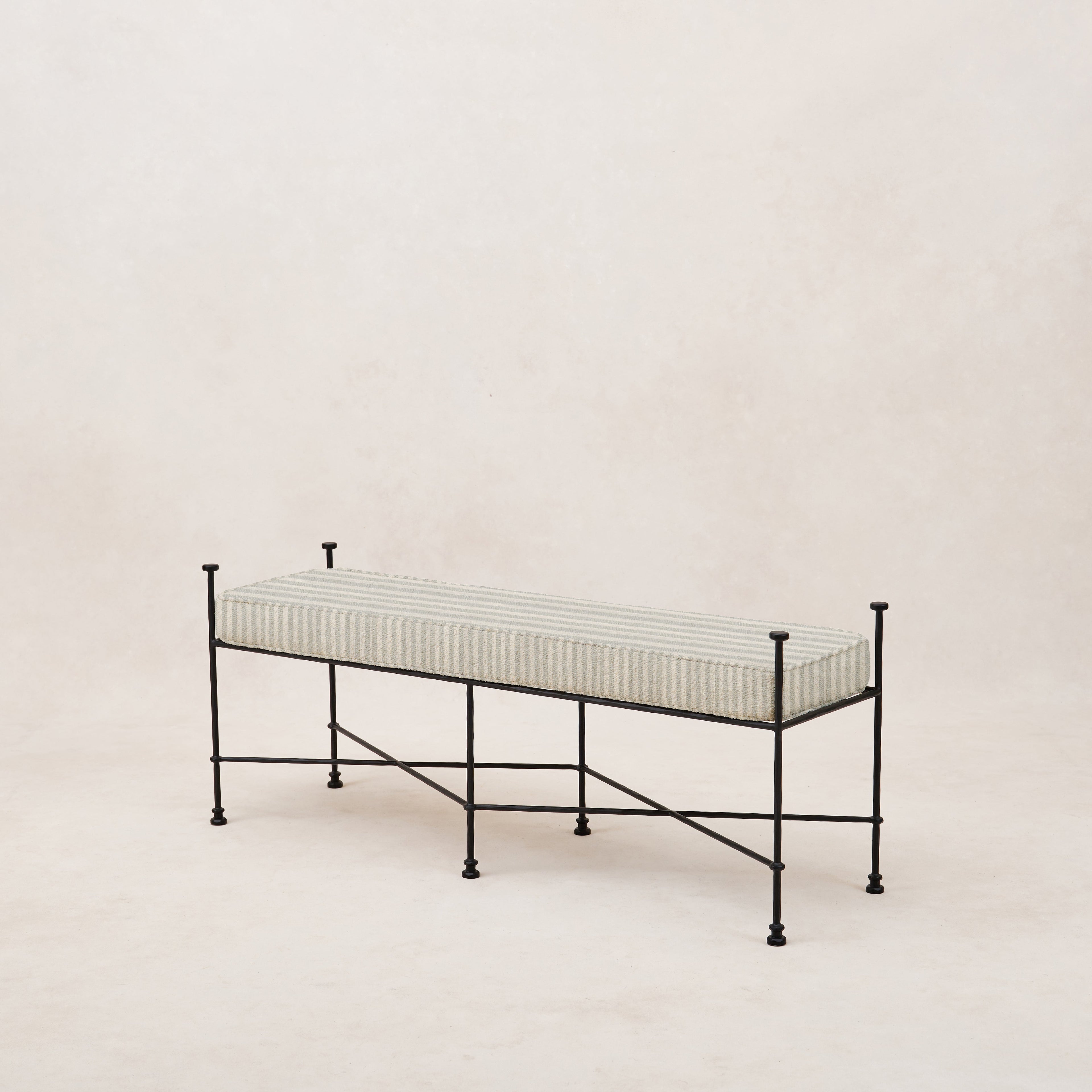 Banc d'extérieur Provence 48 - Structure noire